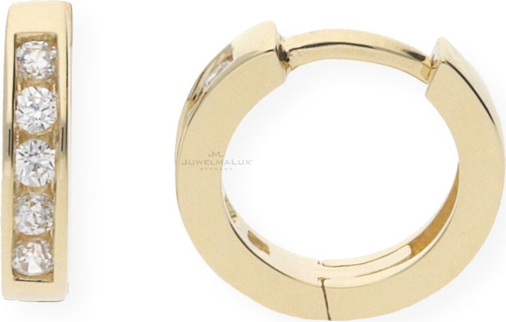 Creolen Damen 333 Gold Zirkonia JL10-06-0069 klein Produktbild 