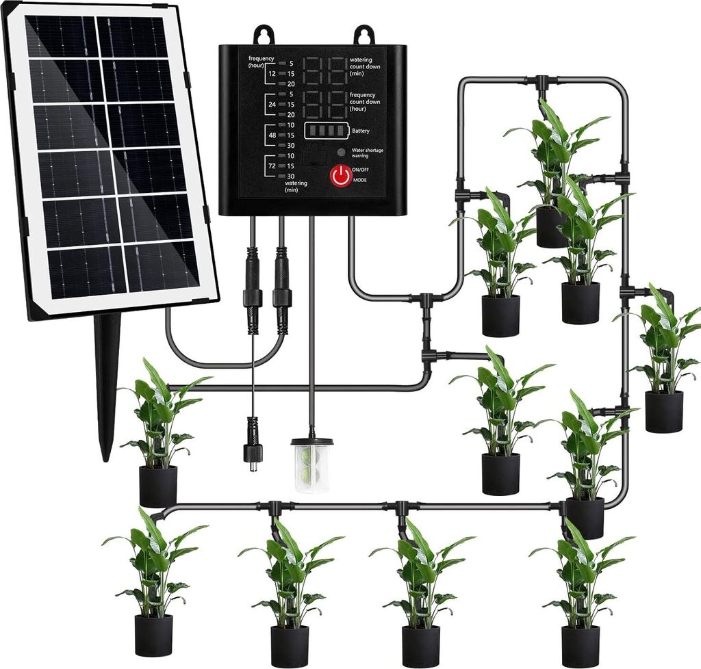 Solar Bewässerungssystem, Garten Tröpfchenbewässerung Produktbild 