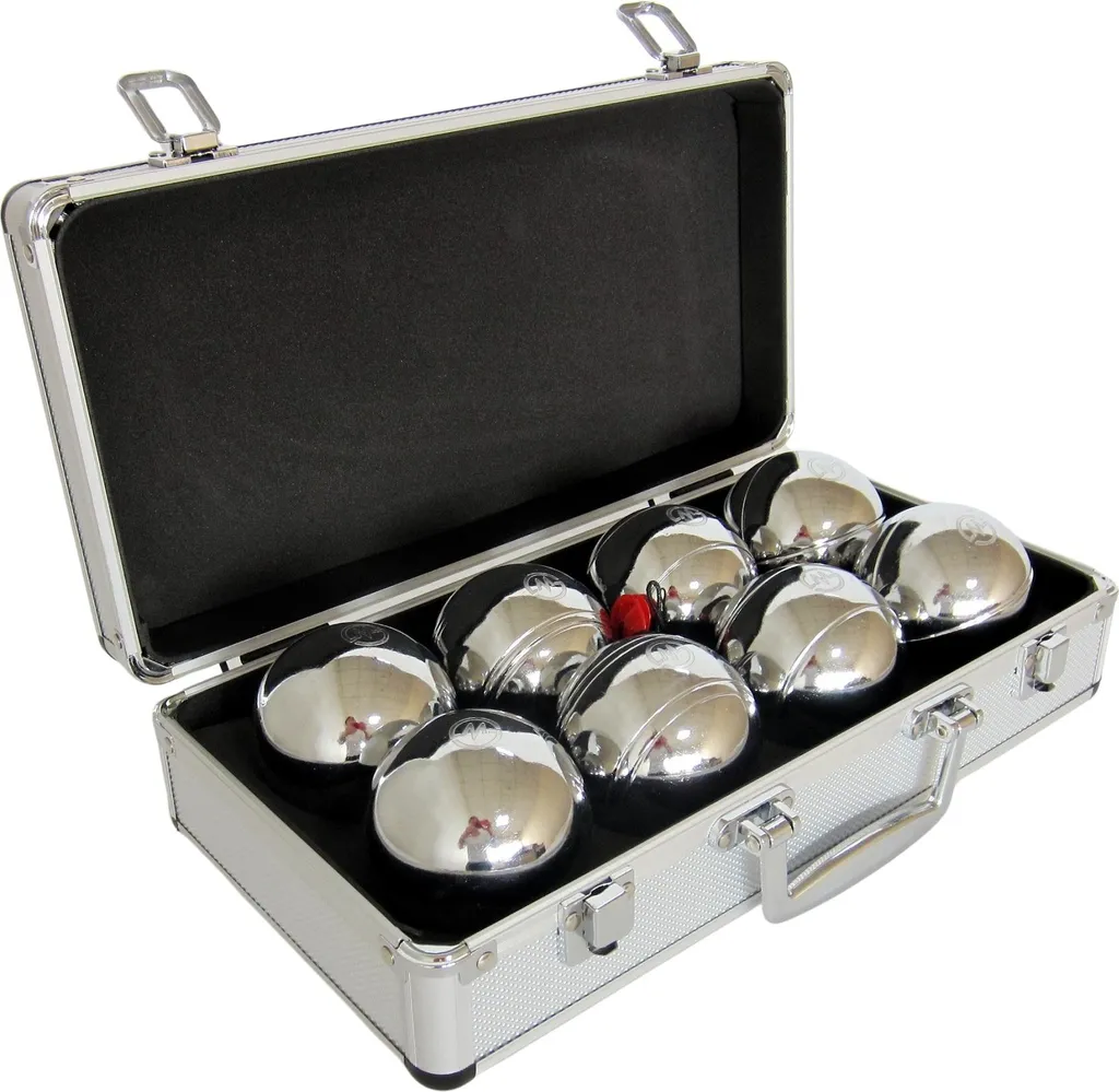 Jeu de pétanque pour club et loisir 8 boules MASTER et mallette alu