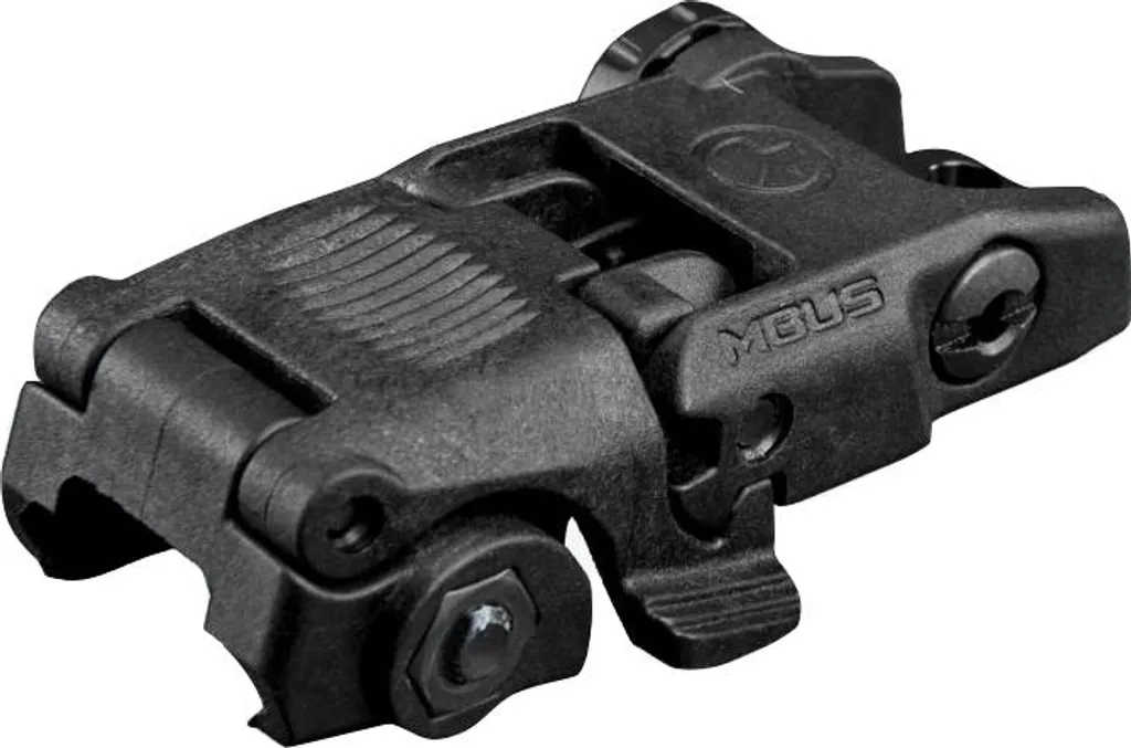 Organe de Visée Arrière Rabattable Magpul MBUS Noire pour Fusil d'Assaut