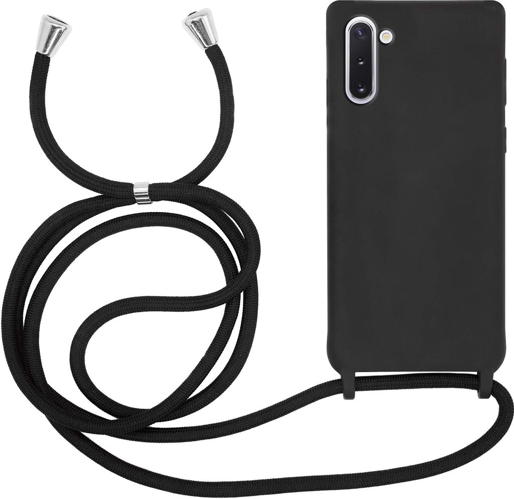MyGadget Handykette für Samsung Galaxy Note 10 TPU Hülle mit Band - Handyhülle mit Handyband zum Umhängen Kordel Schnur Case Schutzhülle - Sch...