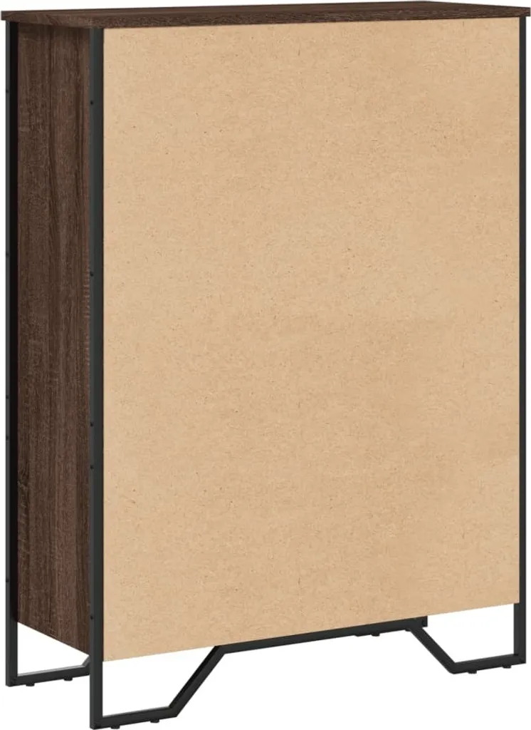 vidaXL Libreria Marrone Effetto Rovere 80x31x106 cm | Arredo Casa Robusto - 6