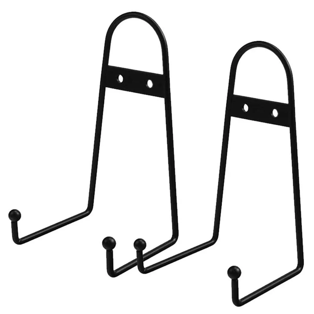 Support assiette en fer noir 15 cm pour cadre et chevalet de table x2