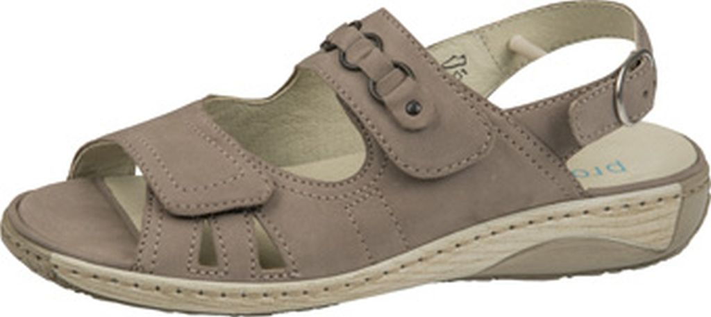 Lugina Garda - Beige Nubukleder Größe: 42.5 Normal