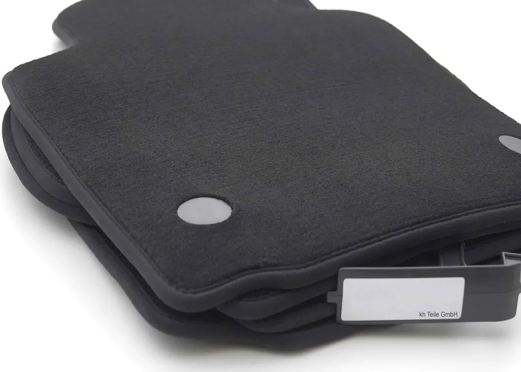 Set 4 Tappetini Fiat Panda 2017+ Velluto Hybrid Nero Qualità OEM