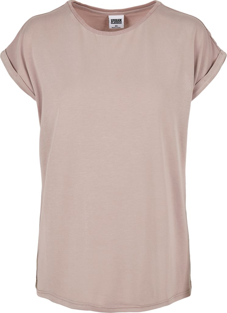 Urban Classics Ladies - Modal Extended Top rosa - 5XL