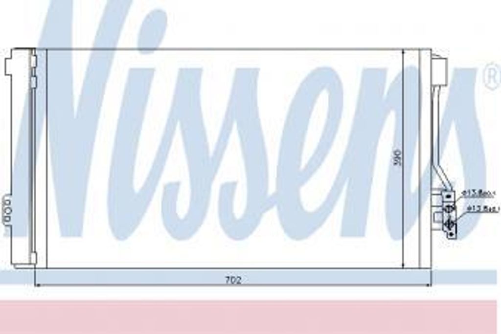 NISSENS Kondensator, Klimaanlage 94674