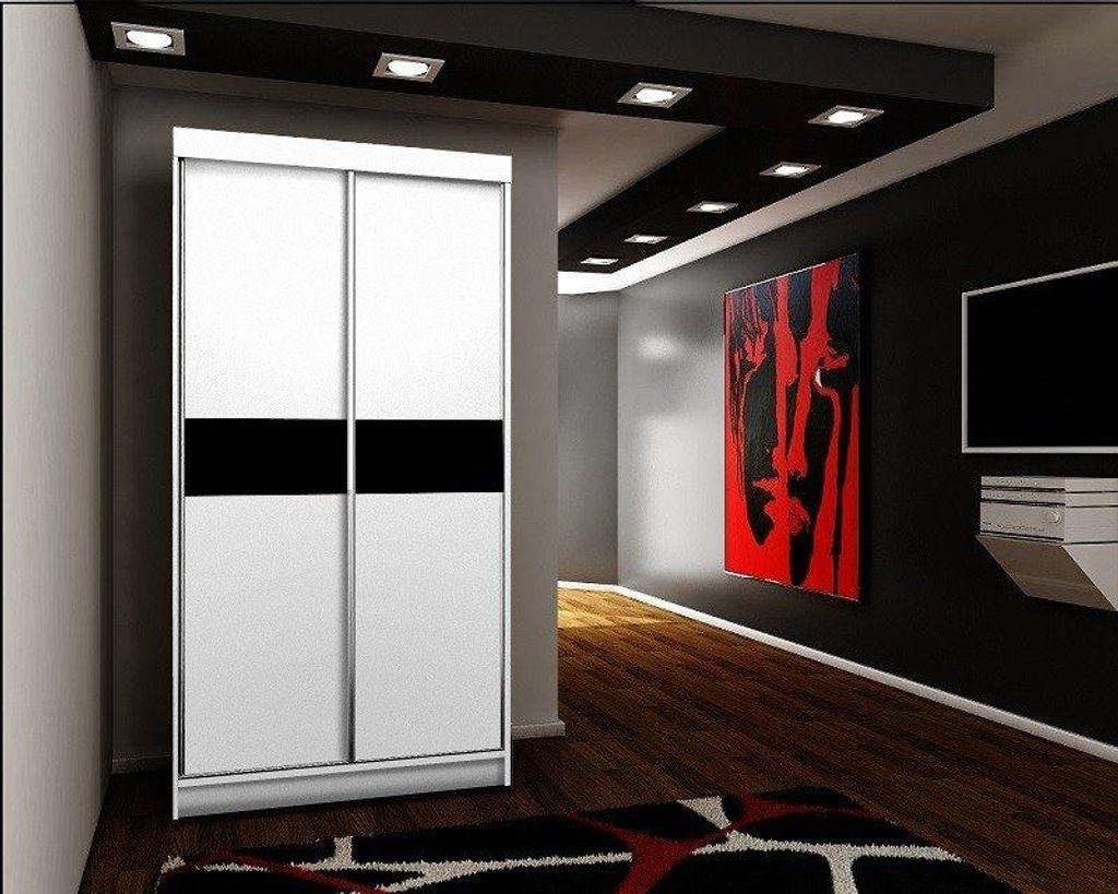 Top Schrank, 3 Farben. Variante: Farbe Weiß, Größe: 100x200x62