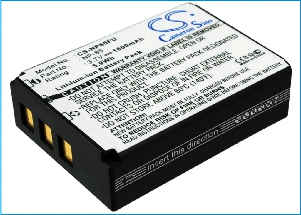 Batteria TECHTEK NP-85 Compatibile Fujifilm SL1000 SL280 | Li-ion 3.7V