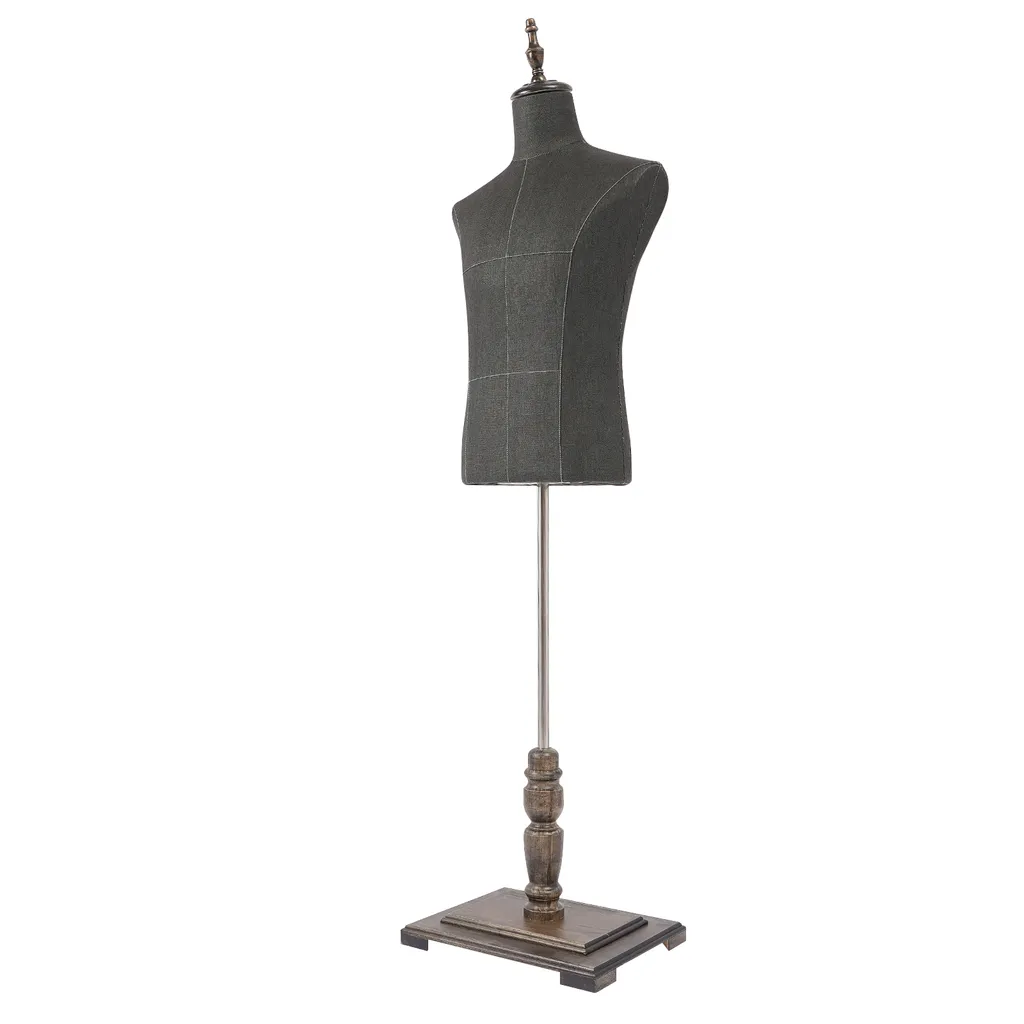Mannequin de couture ajustable noir : solution idéale pour vos vitrines
