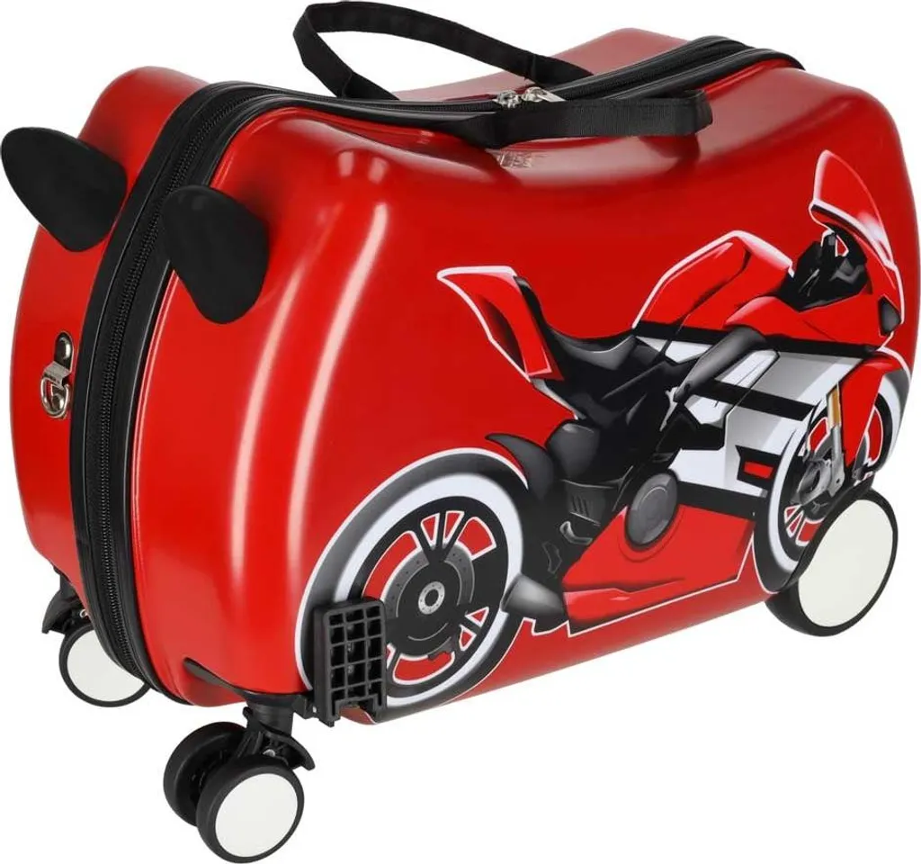Valise à roulettes enfant robuste avec roues pivotantes silencieuses - 2