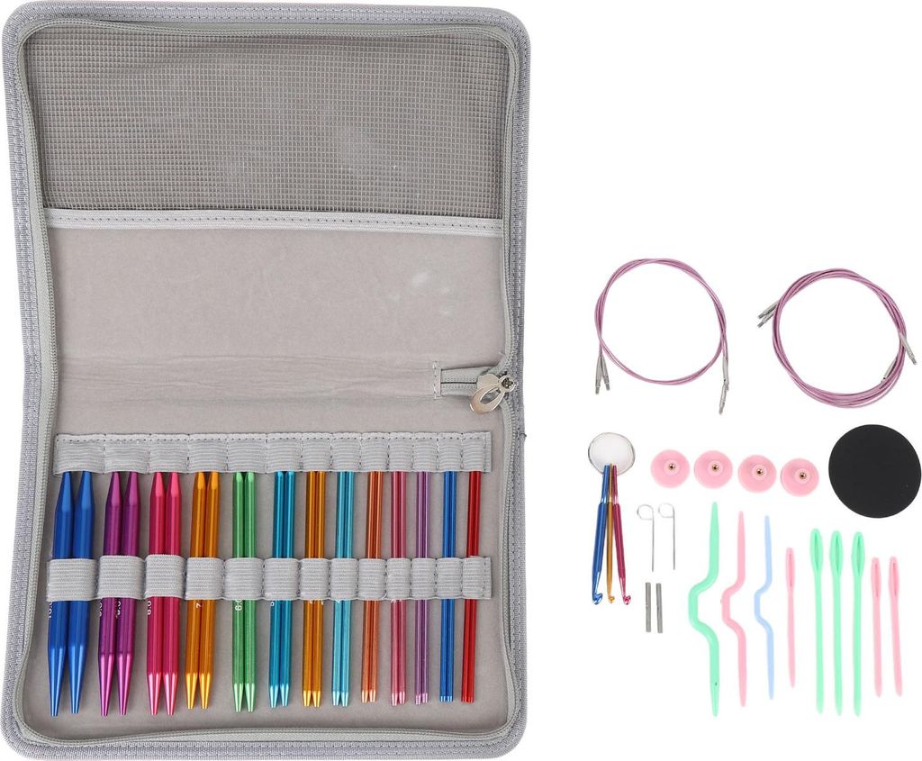 Kreisförmige Stricknadeln eingestellt 13 cm abnehmbar austauschbare runde Nadel