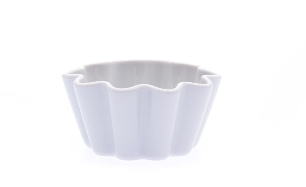 Backform für Muffins, weiß, Porzellan, 9 cm, Thun 1794 Produktbild 