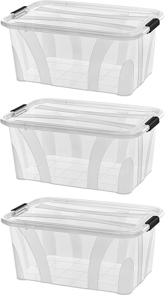 Aufbewahrungsbox mit Deckel Kunststoffboxen Box Kisten Produktbild 6