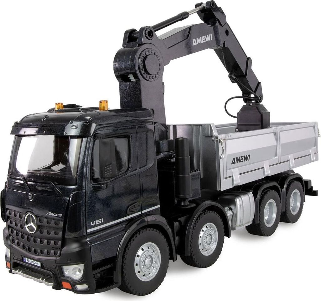 AMEWI 22716 Amewi Mercedes Arocs Kranwagen m. Kipper 8x4/4 Immagine del prodotto 