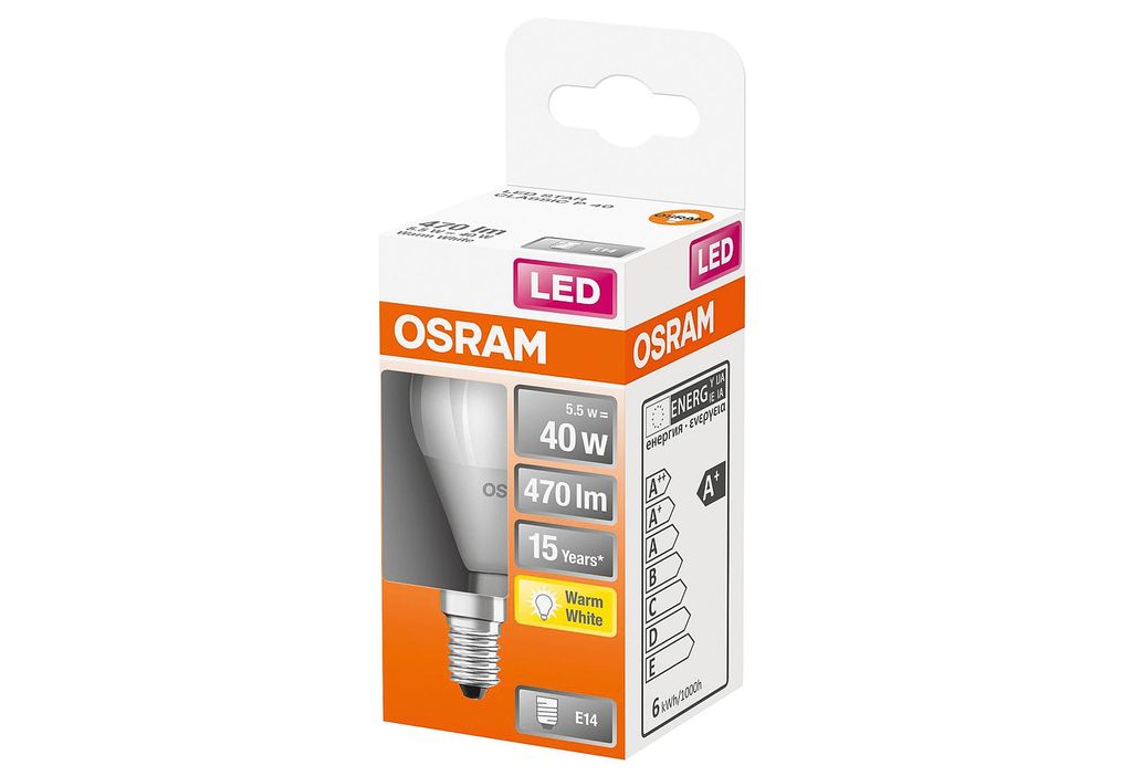 OSRAM 4058075431096 OSRAM LED-Lampe LED STAR CLASSIC P 40 Obrázok produktu 