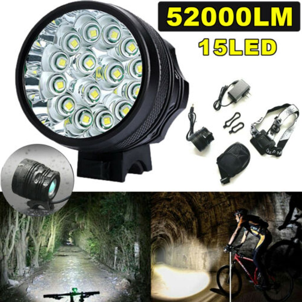 T6 CREE 8000LM XML LED Fahrradlampe Scheinwerfer Fahrradlicht MTB Licht Stvzo DE 