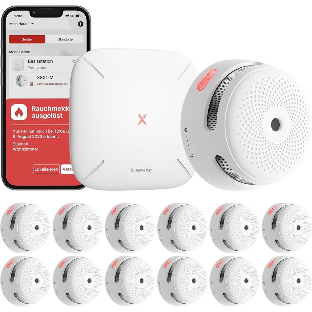 X-Sense Rauchwarnmelder-Set plus Zentrale Obrázok produktu 