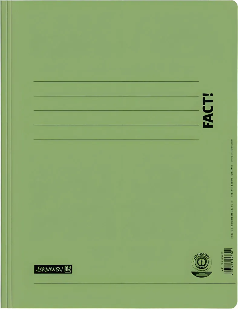 Classeur de rangement A4 vert BRUNNEN pour archivage de documents