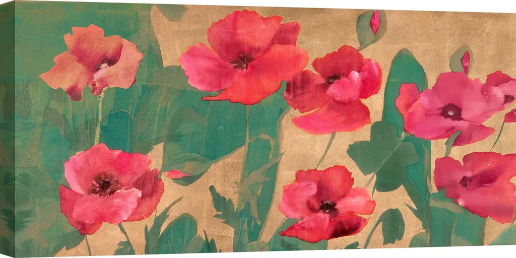 Regala Kelly Parr Anemone - Quadro su Tela Moderno 70x35 cm