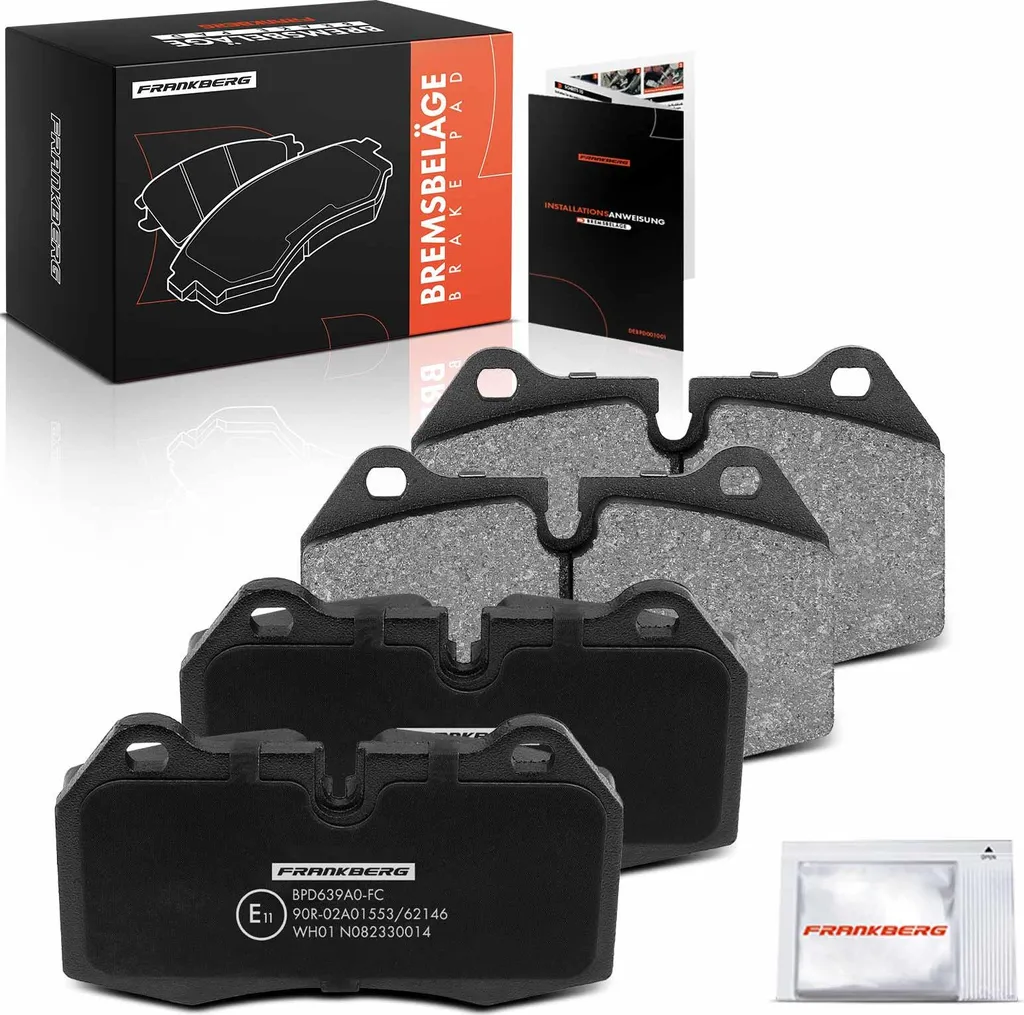 Plaquettes de Frein Haute Résistance pour BMW E38 E31 et Maserati GT