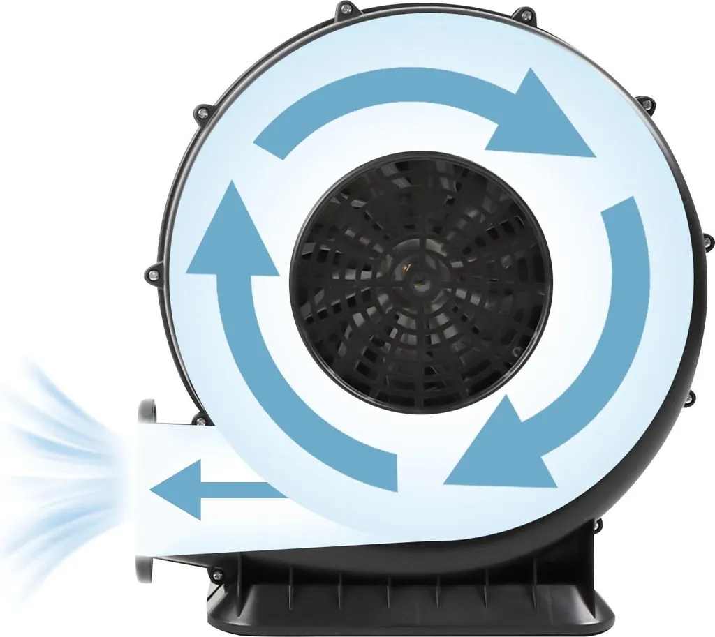 Pompa Aria Elettrica 350W per Gonfiabili | 1250Pa Uso Commerciale - 5