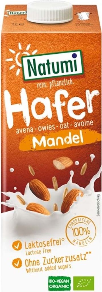 Natumi Hafer- und Mandeldrink ohne Zuckerzusatz  1 L Produktbild 