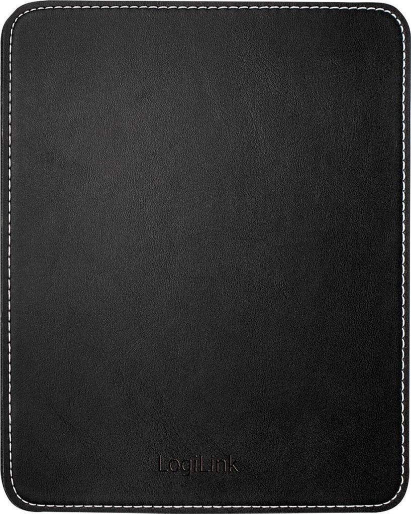 LogiLink Mauspad Leder Design schwarz Image du produit 