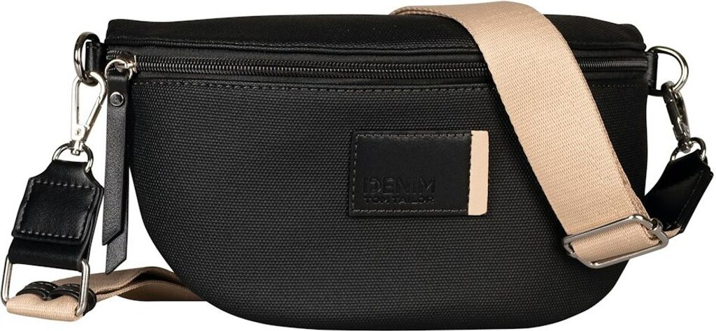 TOM TAILOR Denim Handtaschen Rosie Canvas, Belt bag, black, Schwarz