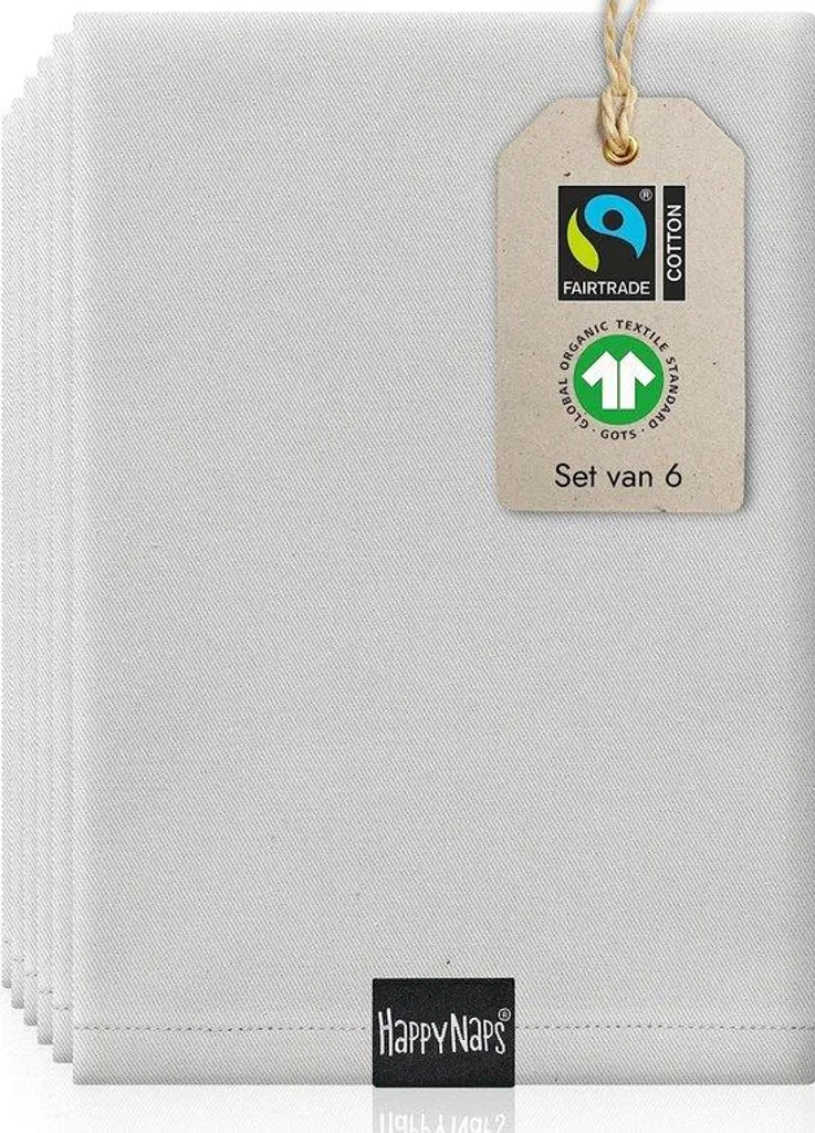 Serviettes coton gris 45x45 cm anti-taches durables pour table propre