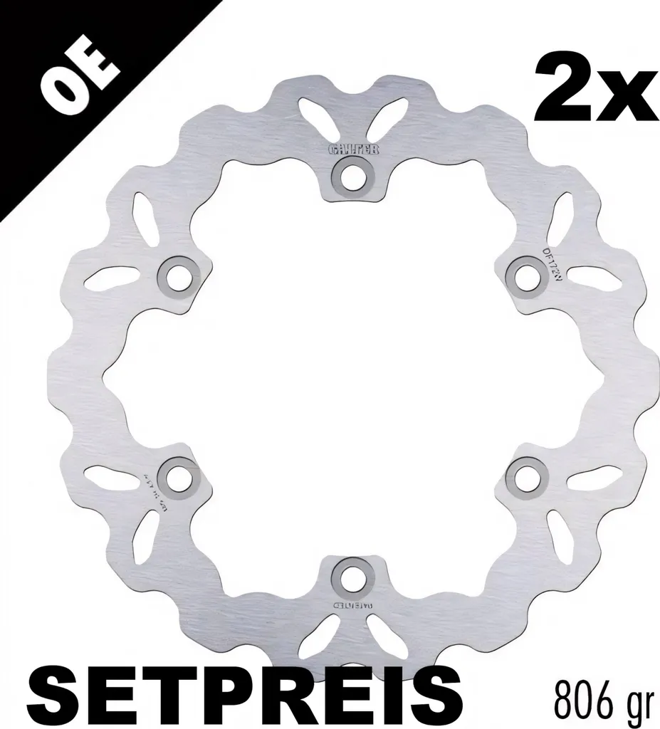 Disques de Frein Avant WAVE Galfer 260mm pour Kawasaki GPX 600 R 88-99