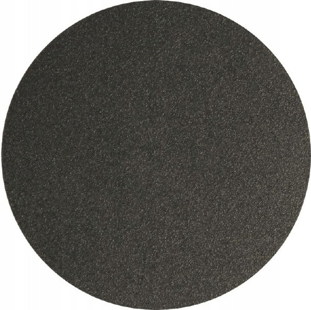A close-up, top-down view of a single round object with a textured surface.