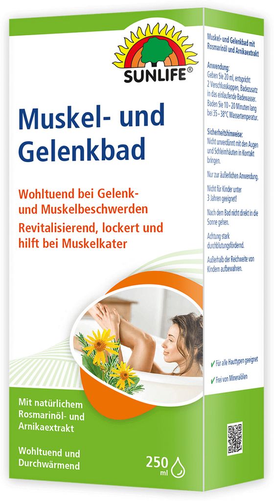 Sunlife Muskelbad und Gelenkbad 250ml für Muskeln und Produktbild 
