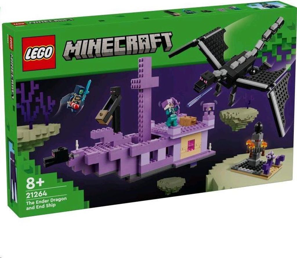 LEGO® Minecraft™ 21264 Smok Endera i statek Endera Zdjęcie produktu 