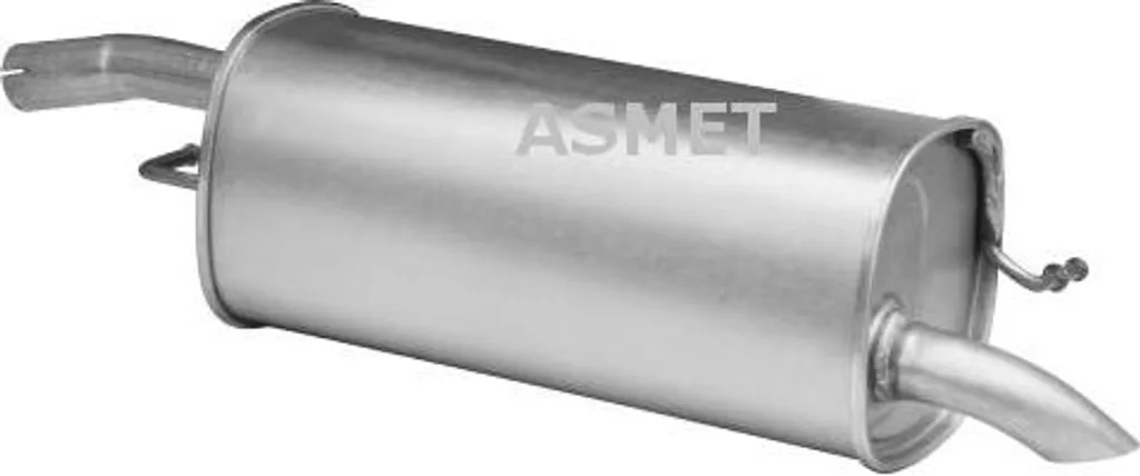 Silencieux ASMET 7180 haute résistance OE 1141306 Ford Fiesta 2 gris