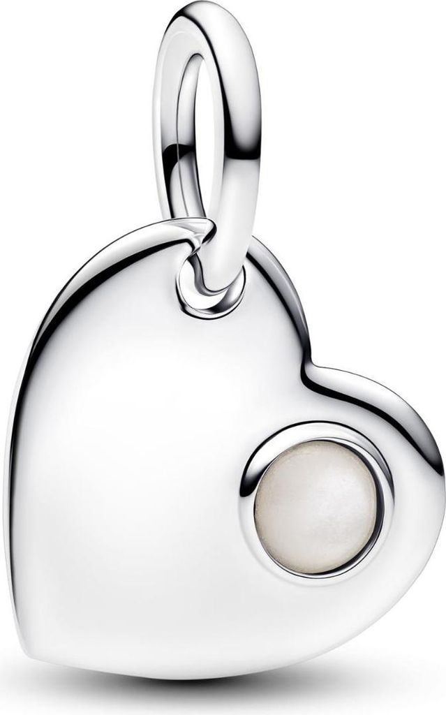 PANDORA MOMENTS Charm Herz Juni gravierbar 794295C06