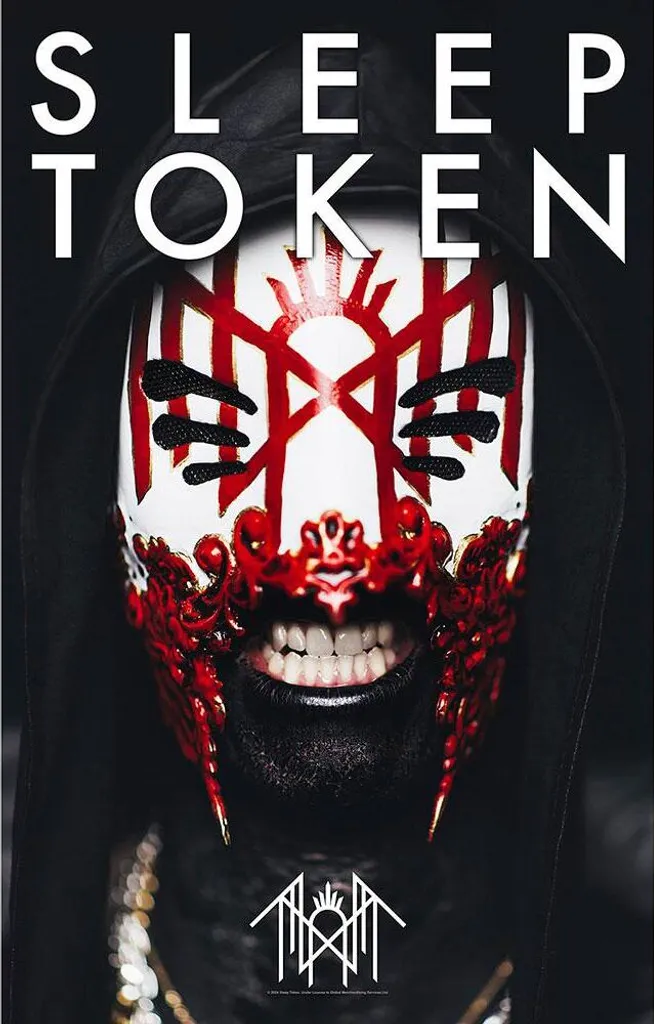 Affiche Sleep Token Vessel Mask en tissu RO12517 : Déco sans plis ni déchirures
