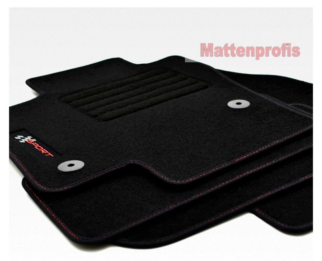 Velours Fußmatten passend für Seat Leon III 5F ab Baujahr 2012-2020