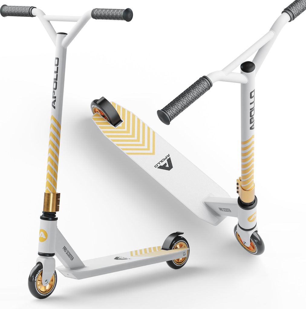 Apollo Stunt Scooter - Genius Pro 4.0 | Robuster Kinder Scooter mit ABEC 9 Kugellager | Trick Roller, Tretroller, Starker Stuntroller | Top Stunt S...