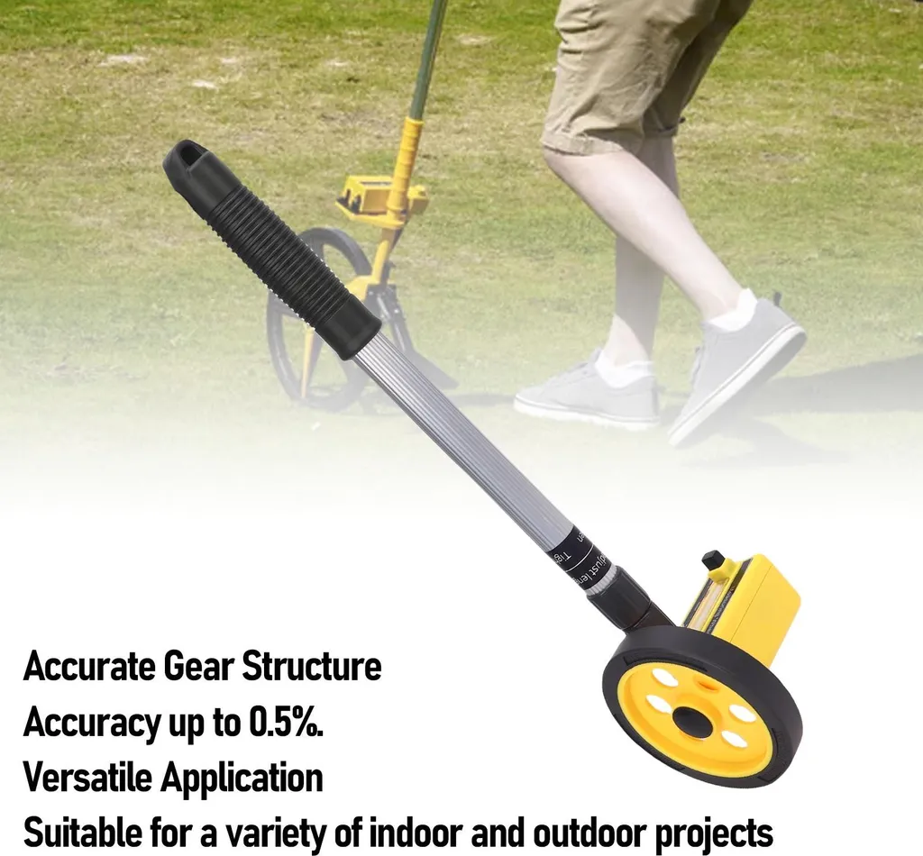 Roue de mesure métrique extensible RT-500 pour chantier de bâtiment