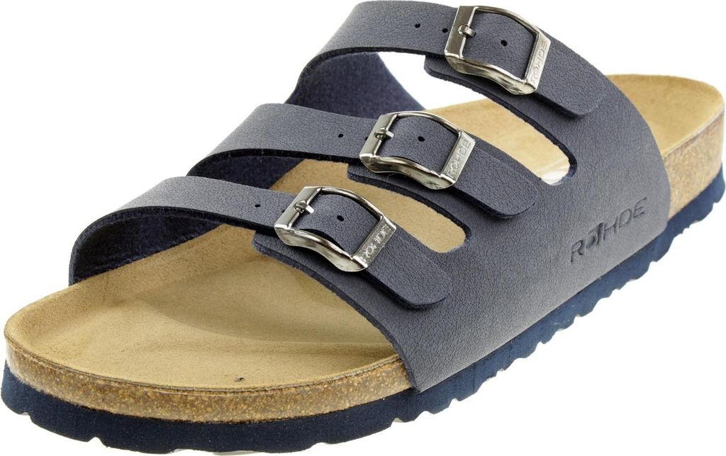 Rohde Alba Scarpe da donna Mules Mules Blue Leisure, Numero Immagine del prodotto 
