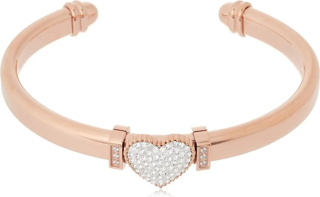 Bracelet Folli Follie 3B15T003RC Acier Inoxydable et Trèfle Étincelant