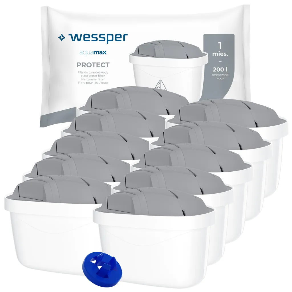 Filtri Acqua Wessper 10 Pezzi: Acqua Pura e Addio Calcare Caraffe