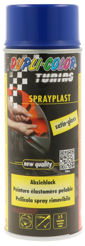 DUPLI-COLOR SPRAYPLAST blau seidenglanz, 400 ml Produktbild 