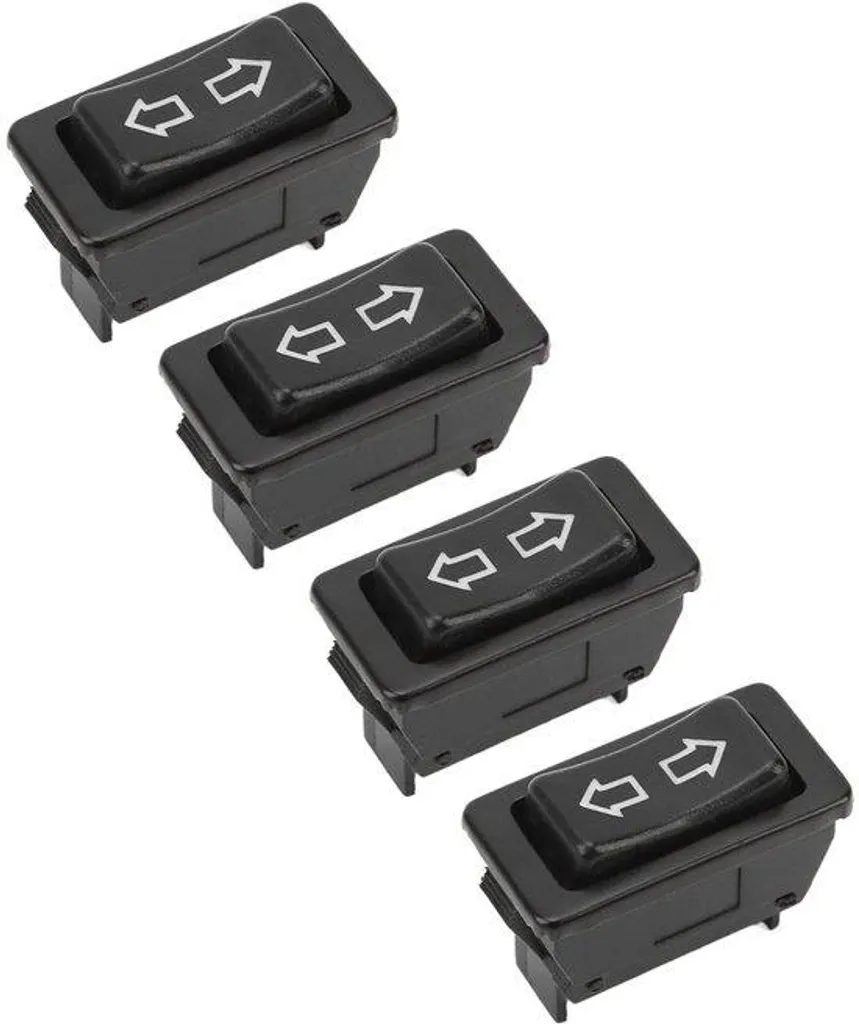 Bouton lève-vitre voiture 12V 24V robuste - Commutateur à installation facile