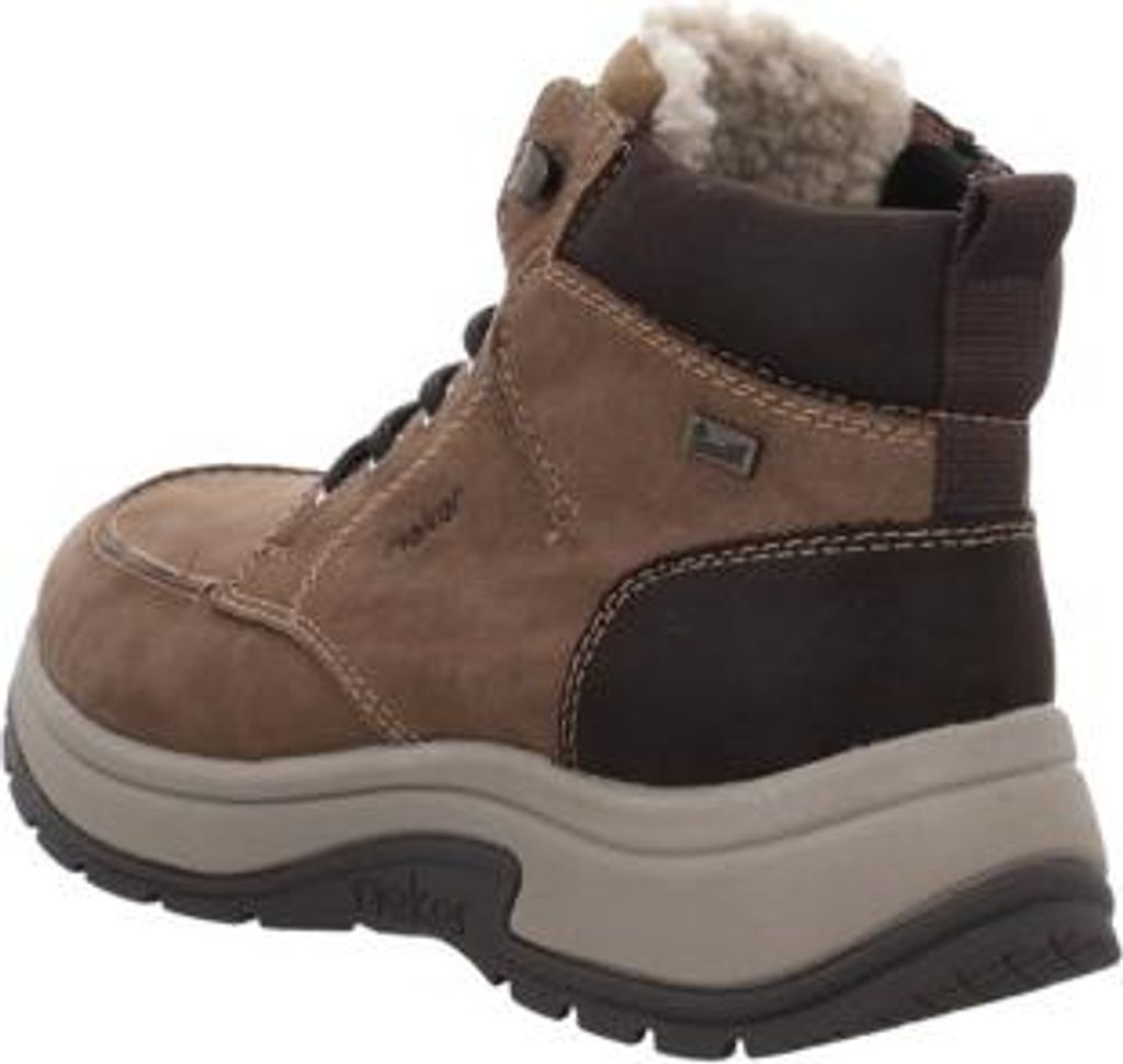Rieker Schnürstiefel Braun in Gr. 40