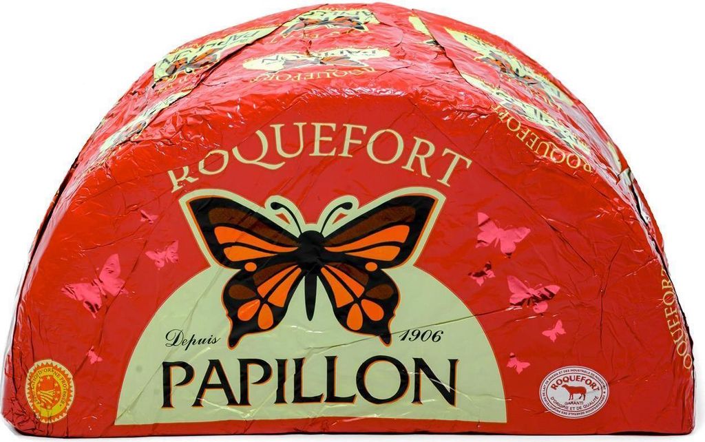 Hymor Roquefort-Käse AOP ca. 1,25KG Schafskäse Blauschimmel Produktbild 