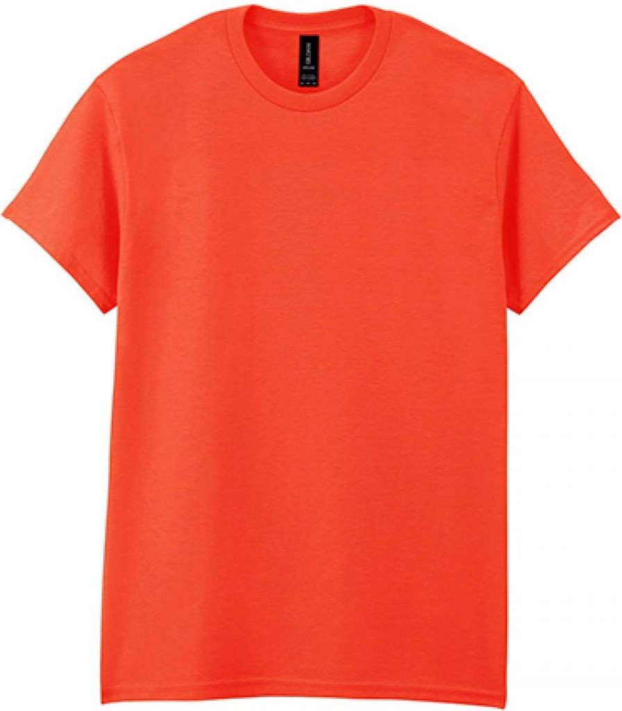 Gildan 8000 | DryBlend Herren T-Shirt +Schnell trocknend - Farbe: Orange - Größe: 3XL