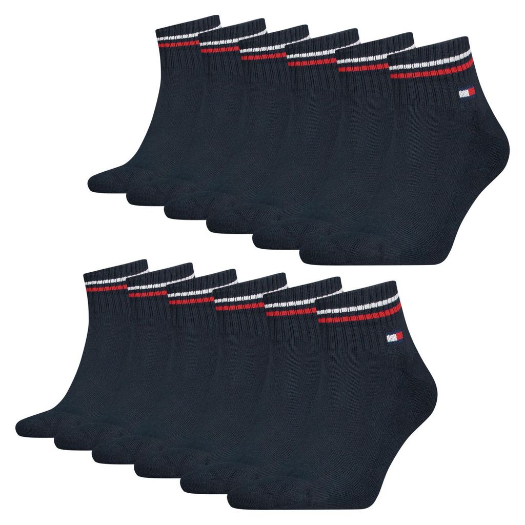 6 Paar Tommy Jeans Herren Quarter Iconic Socken Produktbild 
