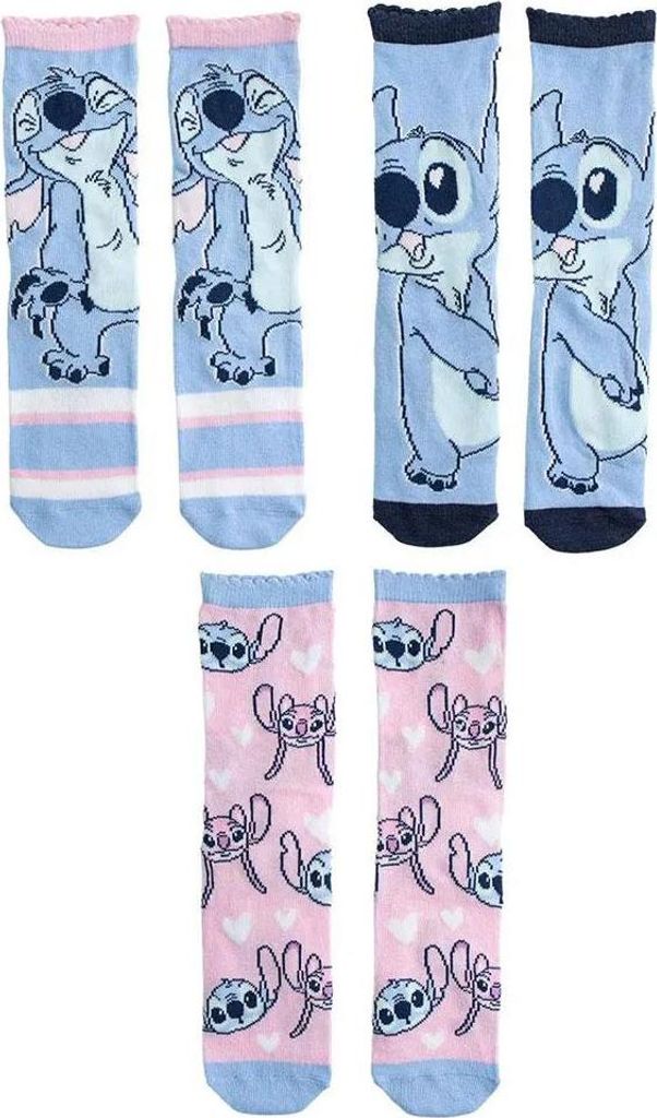 Lilo & Stitch 3-pack ponožky punčochy 31/34 Obrázek produktu 